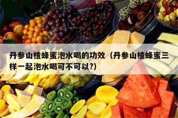 丹参山楂蜂蜜泡水喝的功效（丹参山楂蜂蜜三样一起泡水喝可不可以?）