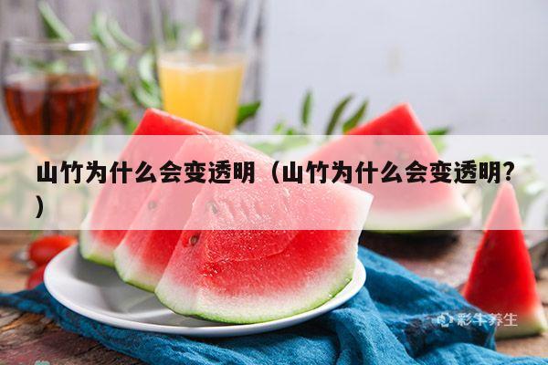 山竹为什么会变透明（山竹为什么会变透明?）