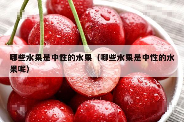 哪些水果是中性的水果（哪些水果是中性的水果呢）