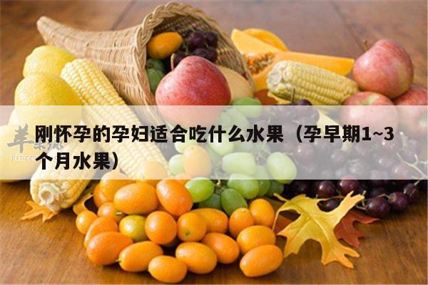 刚怀孕的孕妇适合吃什么水果（孕早期1~3个月水果）