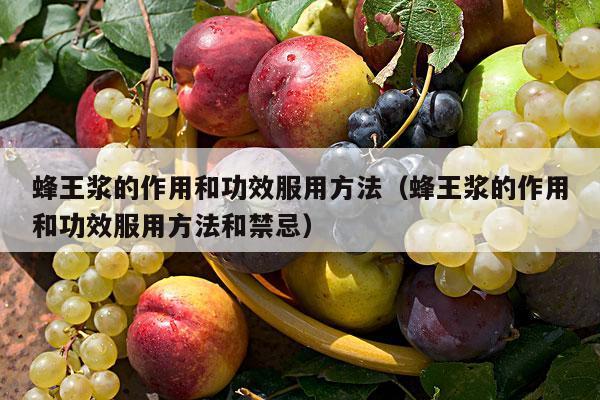 蜂王浆的作用和功效服用方法（蜂王浆的作用和功效服用方法和禁忌）