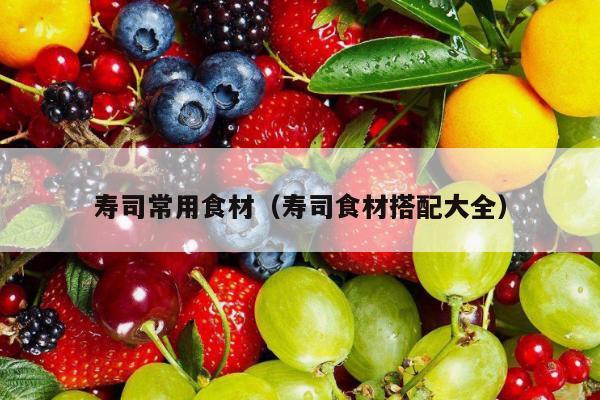 寿司常用食材（寿司食材搭配大全）