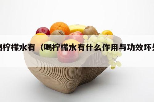 喝柠檬水有（喝柠檬水有什么作用与功效坏处）
