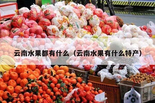 云南水果都有什么（云南水果有什么特产）