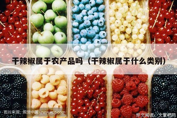 干辣椒属于农产品吗（干辣椒属于什么类别）