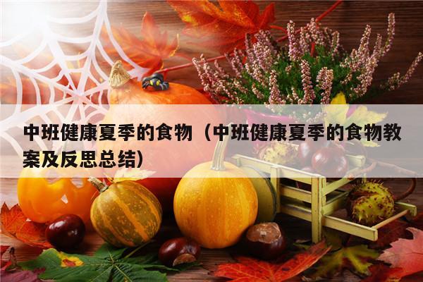 中班健康夏季的食物（中班健康夏季的食物教案及反思总结）