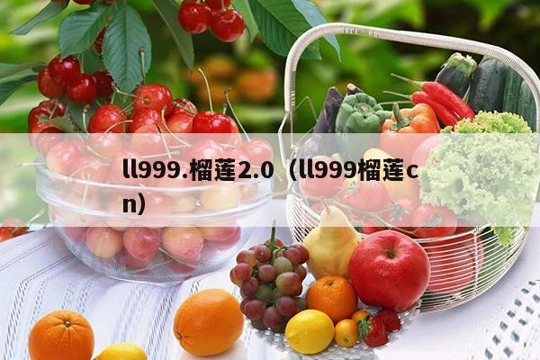 ll999.榴莲2.0（ll999榴莲cn）