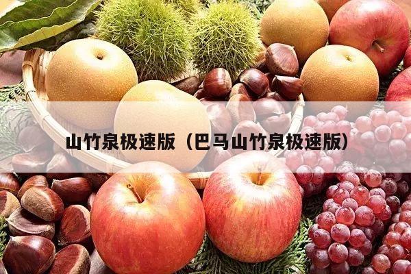 山竹泉极速版（巴马山竹泉极速版）