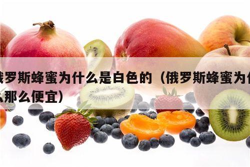 俄罗斯蜂蜜为什么是白色的（俄罗斯蜂蜜为什么那么便宜）