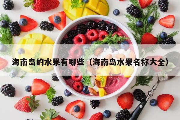 海南岛的水果有哪些（海南岛水果名称大全）