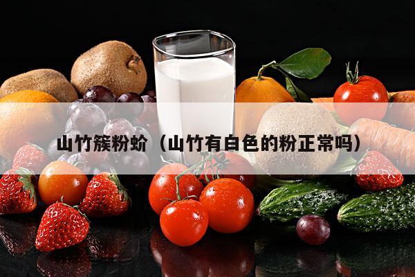 山竹簇粉蚧（山竹有白色的粉正常吗）