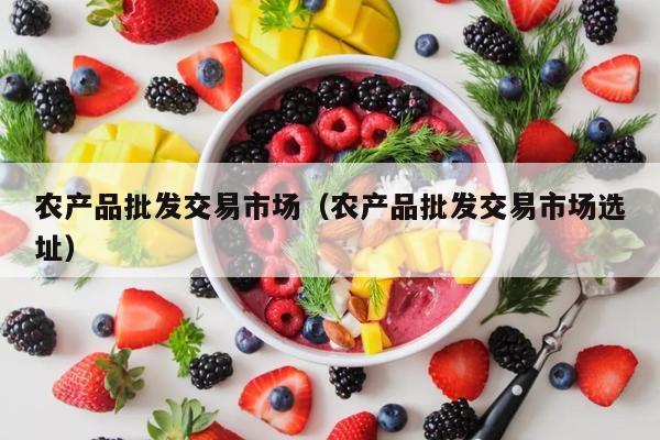 农产品批发交易市场（农产品批发交易市场选址）