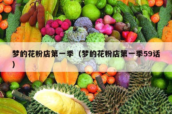 梦的花粉店第一季（梦的花粉店第一季59话）