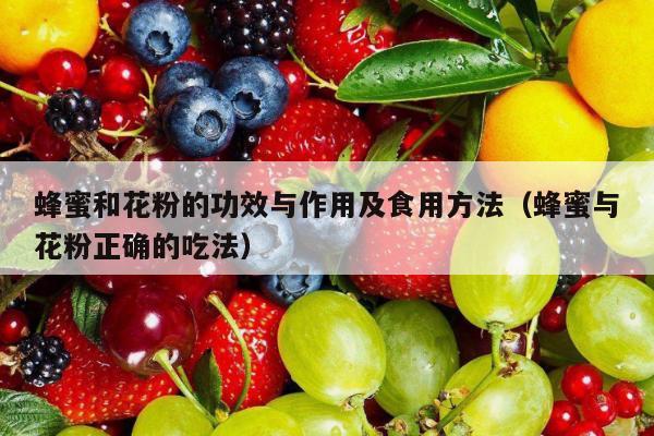 蜂蜜和花粉的功效与作用及食用方法（蜂蜜与花粉正确的吃法）