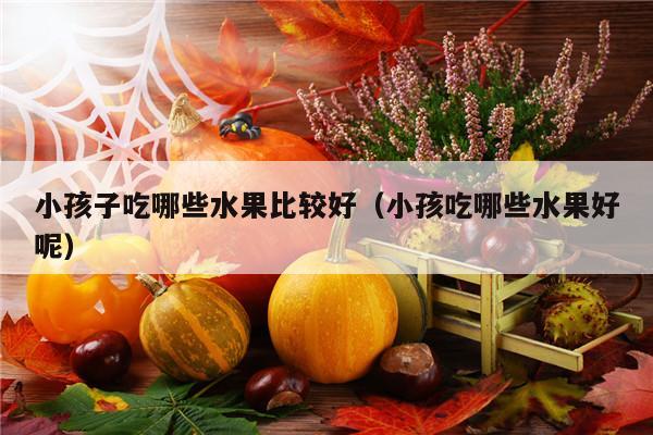 小孩子吃哪些水果比较好（小孩吃哪些水果好呢）