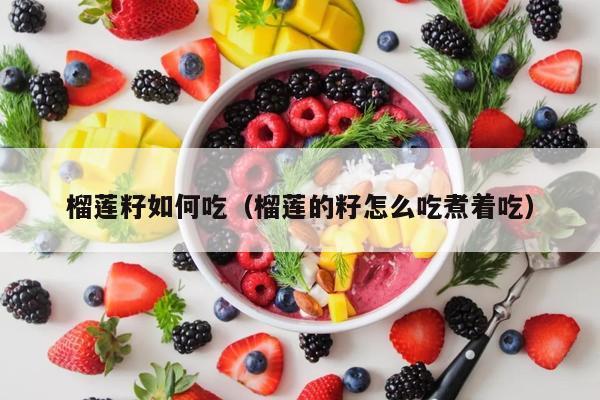 榴莲籽如何吃（榴莲的籽怎么吃煮着吃）