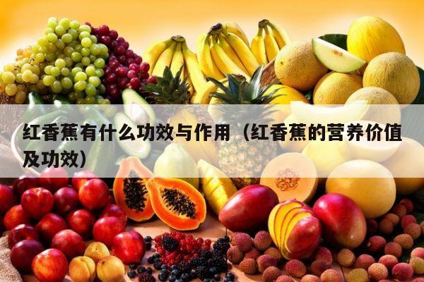 红香蕉有什么功效与作用（红香蕉的营养价值及功效）
