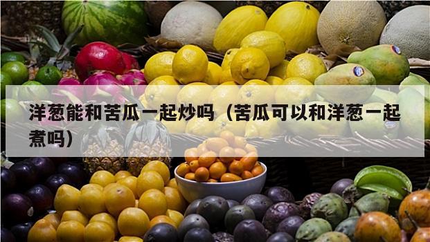 洋葱能和苦瓜一起炒吗（苦瓜可以和洋葱一起煮吗）