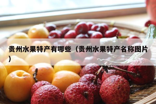 贵州水果特产有哪些（贵州水果特产名称图片）