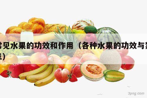 常见水果的功效和作用（各种水果的功效与禁忌）