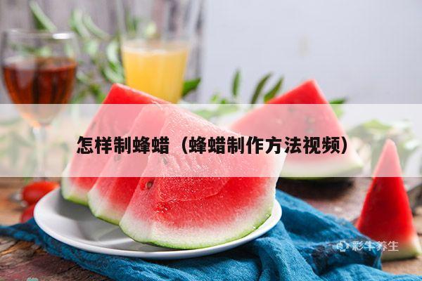 怎样制蜂蜡（蜂蜡制作方法视频）