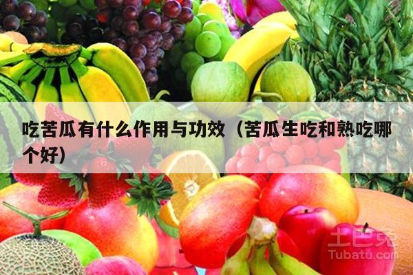 吃苦瓜有什么作用与功效（苦瓜生吃和熟吃哪个好）