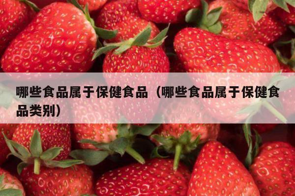 哪些食品属于保健食品（哪些食品属于保健食品类别）