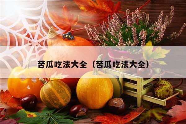 苦瓜吃法大全（苦瓜吃法大全）