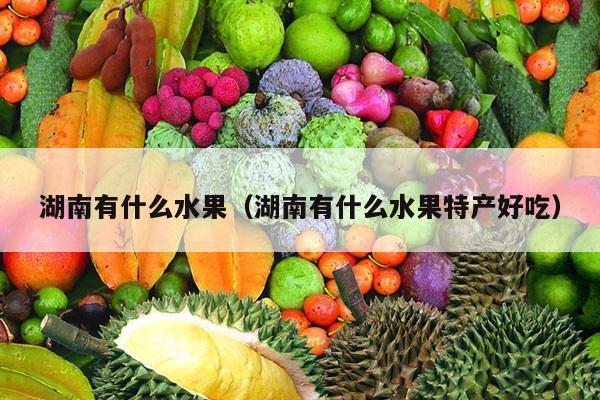 湖南有什么水果（湖南有什么水果特产好吃）